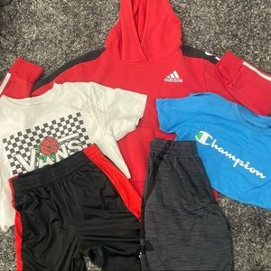 Boys Bundle Adidas, Champion, Vans and Tek Gear Bundle
